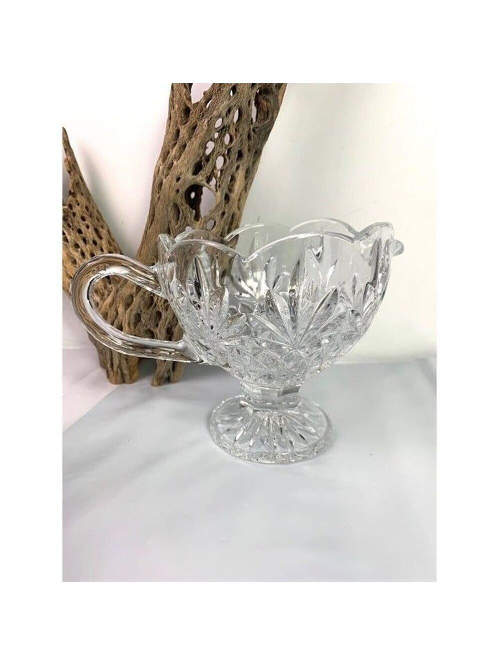 Shannon Crystal Gravy Boat Pitcher